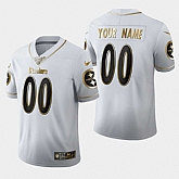 Nike Steelers Customized White 100th Season Vapor Untouchable Limited Jersey,baseball caps,new era cap wholesale,wholesale hats